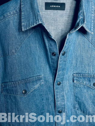 Men's denim shirt